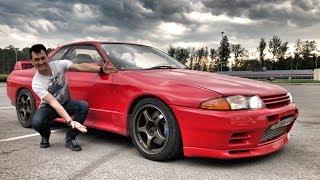 Тест-драйв 400 л.с. NISSAN SKYLINE GT-R R32 vs Audi TT-RS! Обзор легенды с мотором от GT-R R34!