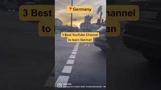 3 Best YouTube Channel To Learn German #learngerman #indianingermany