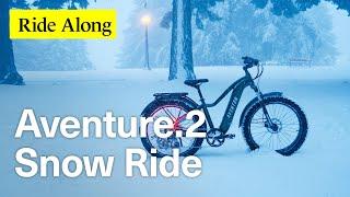 Can the AVENTON AVENTURE.2 handle the SNOW?! #aventure #ebike #fatbike