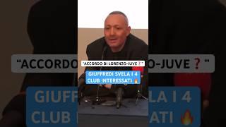 "Accordo DI LORENZO-JUVENTUS?" Giuffredi svela: "Lo volevano questi 4 TOP CLUB" 