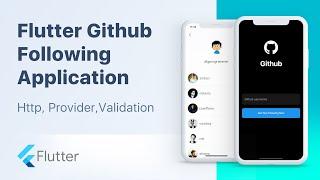 Flutter UI Tutorial | Http and Provider - Github Following API