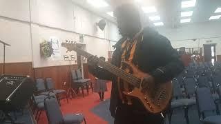 Bass Guitar Session Performance In Church Ghana Praises and Worship #churchvlog #london #GhanaGospel