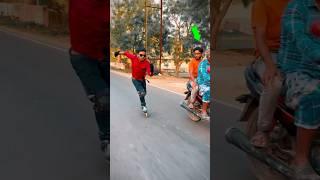 Last tak dekho maja aye ga #brotherskating #skating #skater #publicreaction