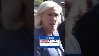 Marine Le Pen given 4 years in prison and 5-year election ban