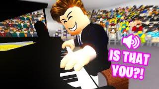 I Played PIANO for 50,000 People on ROBLOX, and this happened