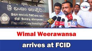 Wimal Weerawansa arrives at CID