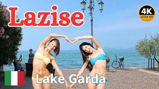 Lazise, Italy  4K Walking Tour - August 2024