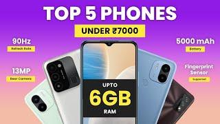 Top 5 Mobile Phone Under 7000 in February 2023 | Best Entry Level Phone in India 2023