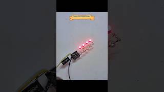 How to Make a Red & Blue Blinking Light Using 12V Relay | Easy DIY Electronics Project