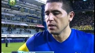 Boca 0 Vélez 0 // Entrevista a Juan Román Riquelme