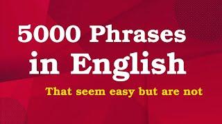 5000 Phrases For Beginners | Improve Listening & Speaking Skills Everyday | Best English online