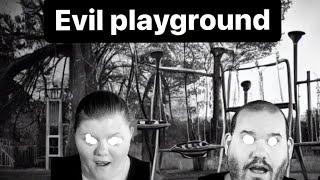 (Terrifying) ￼ghost hunting in a haunted playground #paranormal   #spooky #haunted #dark dimensions