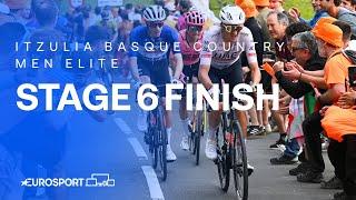 AMAZING VICTORY!  | Stage 6 Finish Itzulia Basque Country 2024 | Eurosport Cycling