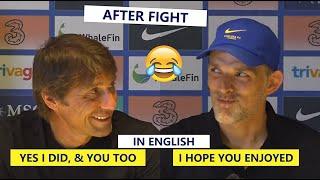 Conte and Tuchel Joked Each Other in Press Conference After Their Fight Drama