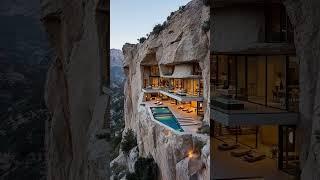 Stunning cliffside homes! #architecture #luxuryhomes #homedesign #luxurylife