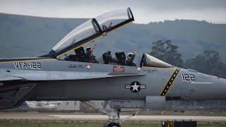 Central Coast Airfest | West Coast Rhino Demo Team F/A-18F Super Hornet | Full Demo