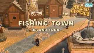 Aesthetic Natural Fishing Town // Animal Crossing New Horizons
