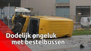 Dodelijk ongeval met bestelbussen in Tilburg