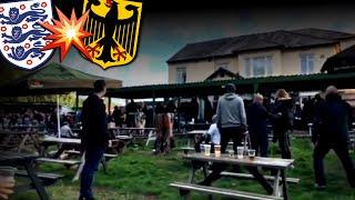 Deutscher Mob raucht paar Tommys vor dem Wembley auf... | Ultras-Storytime