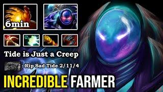 HOW TO FAST FARM 6Min Midas Arc Warden Deleted Tidehunter Like a Creep with Max Speed ATK DotA 2