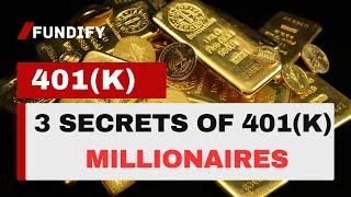 3 Secrets of 401(k) Millionaires: Unveiling the Easier Path to Wealth