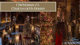 A TOUR OF CHATSWORTH HOUSE AT CHRISTMAS - Chatsworth Christmas Decorations 2024