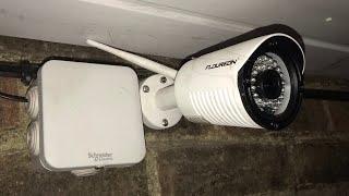 Best Home WIFI Camera Setup (Easy Install) 4x Floureon Wireless NVR Camera kit REVIEW. (CHEAP)