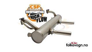 CSP High Flow eksos. Optimal for lett trimmede motorer.