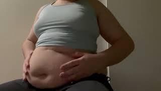 I gained 66 kilos (150 pounds) in 2 years! Should I get even fatter? Fat teen girl belly play