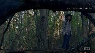 The Walking Dead 8x06 "Strange saves Carl From Walker" Season 8 Episode 6 HD "The King, the Wido