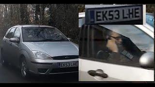 EK53 LHE - Driving while on the phone (Dashcam)