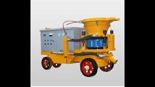 wet cement shotcrete machine