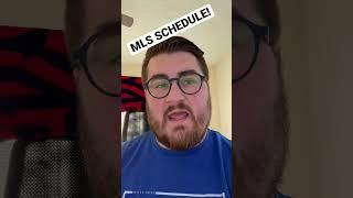 MLS Schedule quick news! #nerdysoccerguy #mls