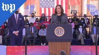 Watch Harris’s full speech on voting rights