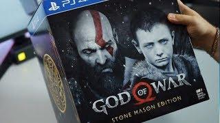 РАСПАКОВКА КРУТОГО GOD OF WAR: STONE MASON EDITION!