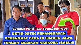 Penangkapan Perangkat Desa di Sragen Jawa Tengah Jadi Pengedar Narkoba Jenis Sabu