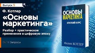 5 Основы маркетинга Ф.Котлера, Запросы, разбор книги