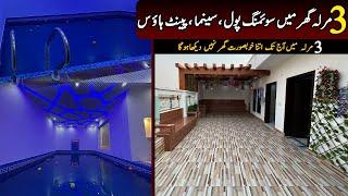 3 Marla Corner HouseWith Full Basement Swimming Pool Home Theatre & Pant-House For Sale In Lahore