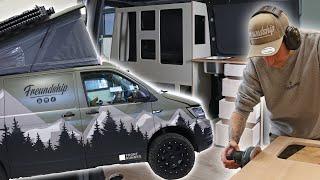 Möbel bauen im VW T6 Adventure Van! Küche und jede Menge Stauraum!