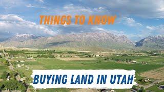 Buying Land in Utah