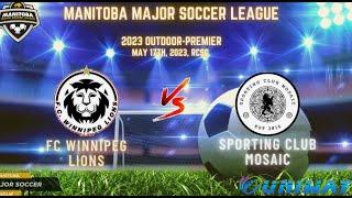 May 17 2023 Div 2 Premier Lions vs Sporting club Mosaic