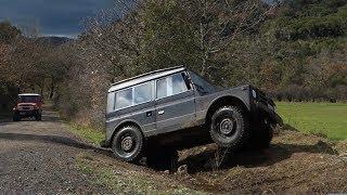 Fiat Campagnola and Toyota BJ from Etruscan Necropolis of Cerveteri to the waterfalls of S. Giuliano