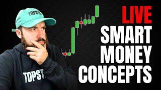 Monday Equities Open | LIVE Smart Money Concepts (SMC)