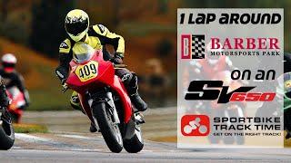 SV650 around Barber Motorsports Park - Sportbike Track Time