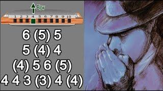 EASY BEGINNERS BLUES HARMONICA DIATONIC C, ANIMATED TUTORIAL, BLUES HARP C, GAITA DE BOCA C MUNDHARP