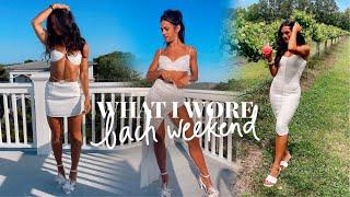 what i wore on my bachelorette weekend 🪩 outfit ideas and a little bach weekend vlog