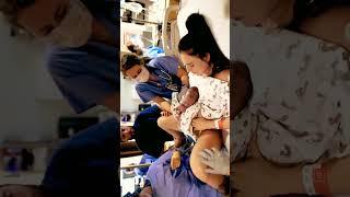 just born baby after birth of baby mom become emotional ️#baby #doctor #birth #viral