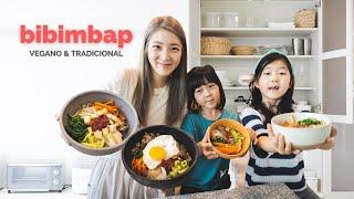 VEGANO & TRADICIONAL BIBIMBAPㅣCoreanas en MexicoㅣFamilia Mexicoreana