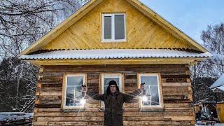 Жизнь и стройка в зимней деревне. Новые светильники зажглись в хуторской мастерской