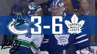 Canucks vs Maple Leafs | Highlights | Nov. 5, 2016 [HD]
